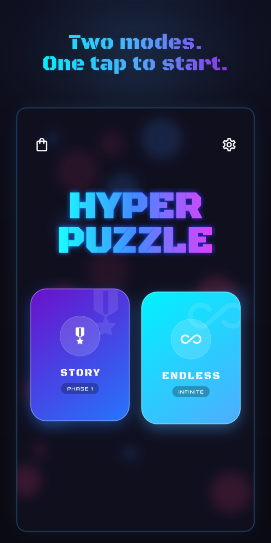 Two modes — story and endless