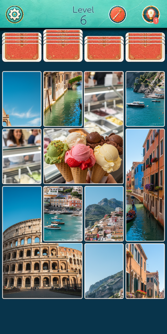 Level 6 — Italy, in fragments