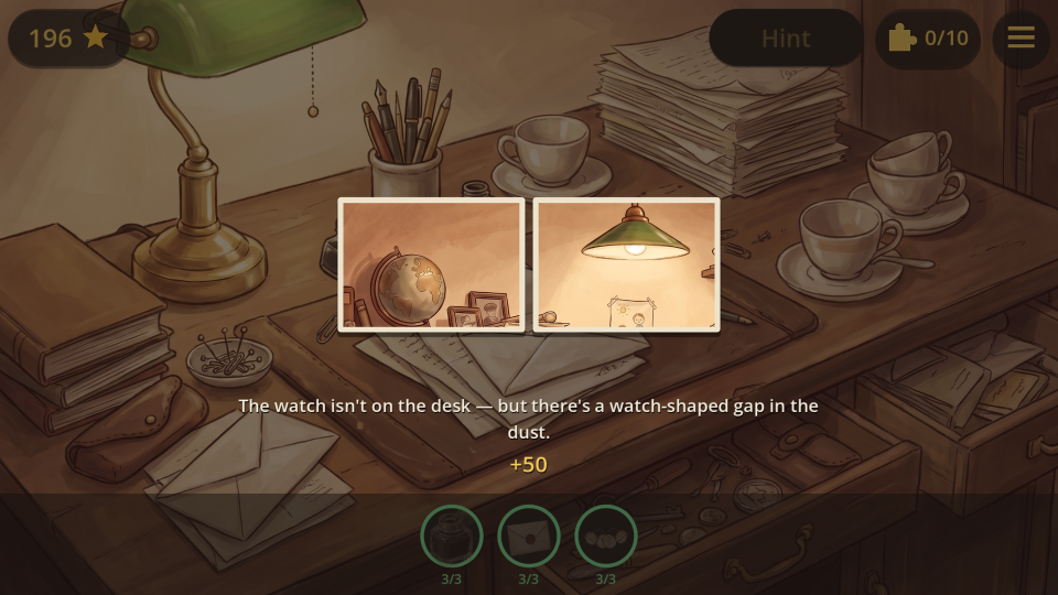 Room cleared — a clue for the case