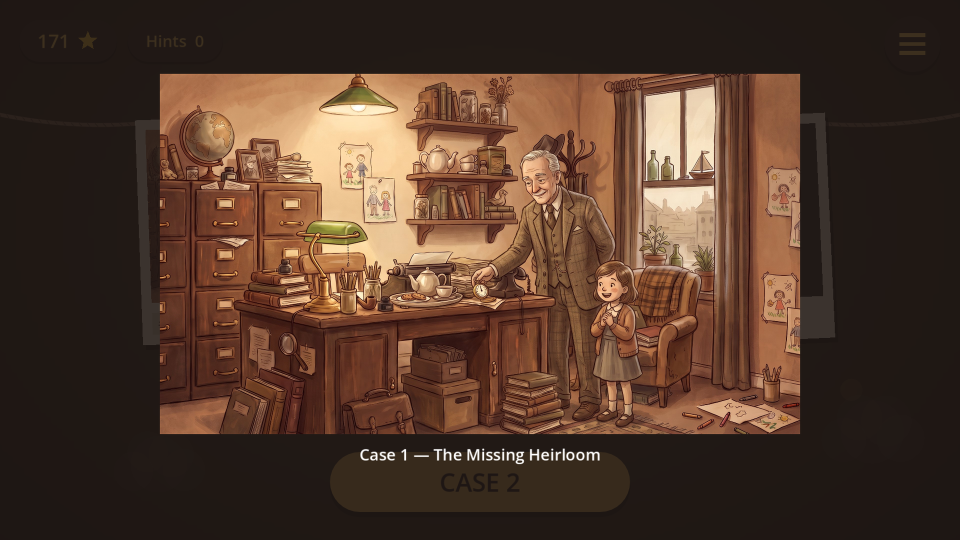 Case 1 closed — The Missing Heirloom